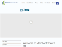 Tablet Screenshot of merchantsourceinc.com